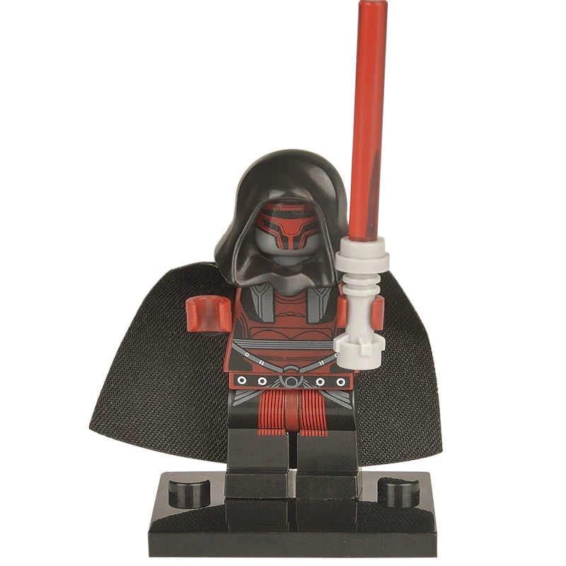 Фигурки из Звездных Войн Leia Han Solo Yoda Luke Sith Lord Darth Vader Maul Revan Dooku Sidious, строительные блоки, кирпичи, игрушки - Цвет: Navy