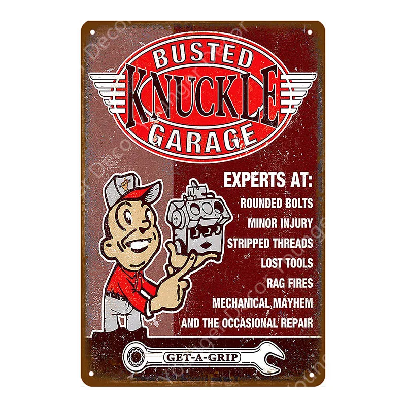 Dad's Garage Pin Up Girl Route 66 жестяная вывеска металлический плакат художественное украшение стены Паб Бар Кафе домашний декор винтажное железное ремесло YI-085 - Цвет: YD2788EI