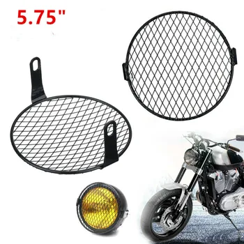 

Motorcycle Headlight Cover Rhombus Mesh Grill Protector Guard Mount Universal Rhombus Headlight Mesh Cover