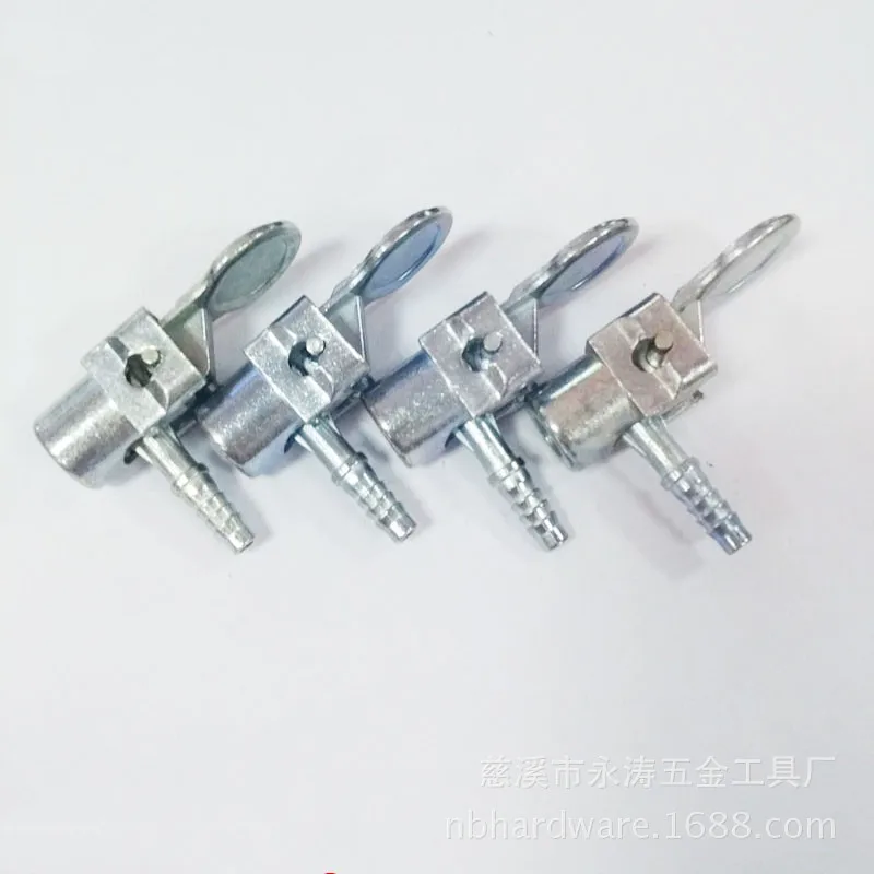 

Audew 6.3mm Tire Valve Air Chuck Car Track Tyre Airline Inflator Connector Brass Clip-on Valve Zinc alloy Tire Repair Tools