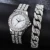 Diamond Women Watches Gold Watch Ladies Wrist Watches Luxury Brand Rhinestone Women's Bracelet Watches Female Relogio Feminino 11