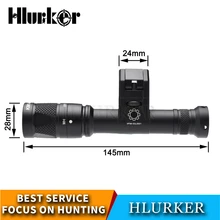 Принадлежности для охотничьего оружия тактический армейский фонарик 400 люмен светодиодный фонарь для оружия-скаута AR15 M4 M16 Штурмовая винтовка с переключателем линии