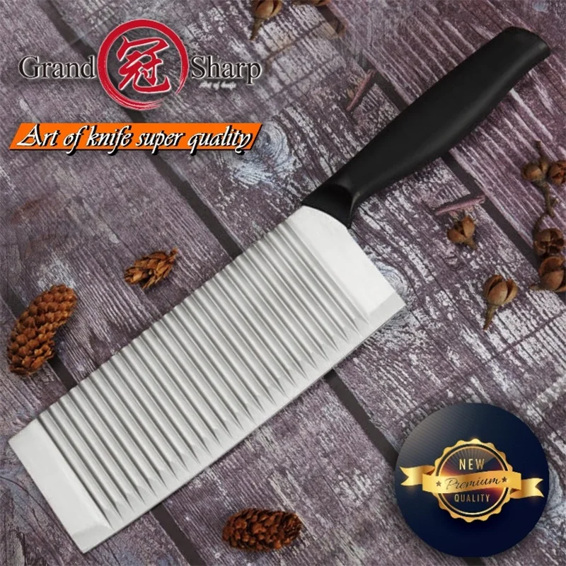 Нож для резки кухонных ножей нож для салата нож для резки овощей французский нож для картофельных чипсов хромистая сталь инструменты для резьбы