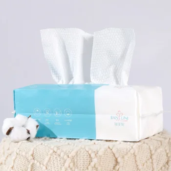 

Disposable Pure Cotton Face Towel Removable Beauty Cotton Puff Facial Wipe Soft Wipe Her Face Infant Pregnant Women Cleaning Tow