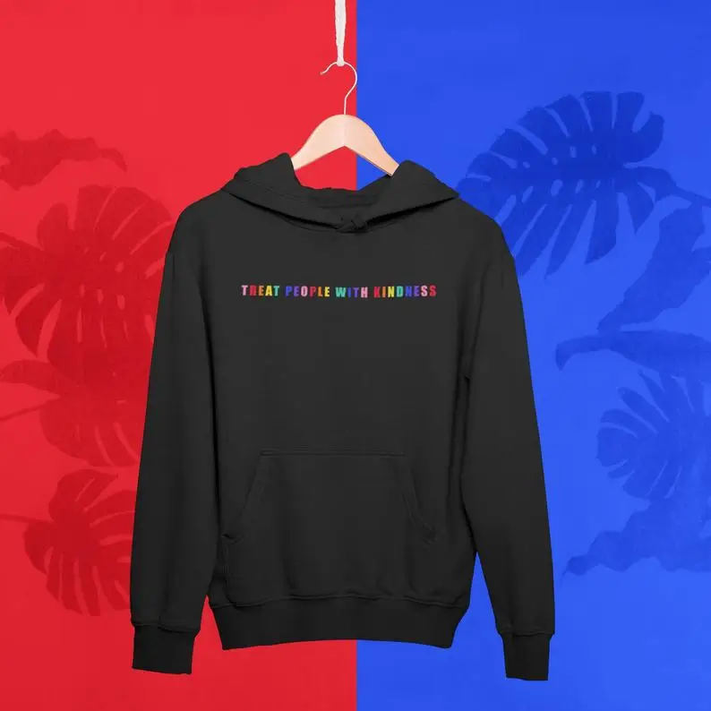 Men's Harry Styles Rainbow Color tpwk Hoodie Sweatshirts Unisex Winter Harajuku Hooded Boy Male Clothes Men's Harry Styles Rainbow Color tpwk Hoodie Sweatshirts Unisex Winter Harajuku Hooded Boy Male Clothes