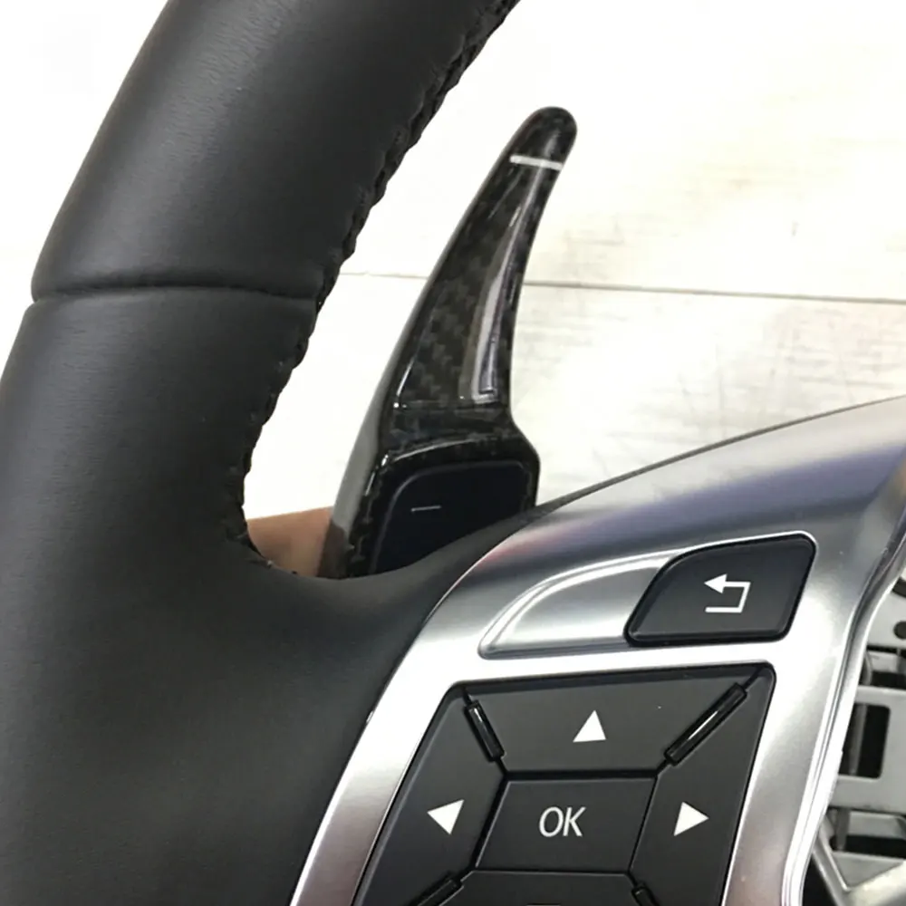 Fit Mercedes B C E ML рулевое колесо переключения расширение Настоящее углеродное волокно автомобиля сдвиг накладка весло DSG