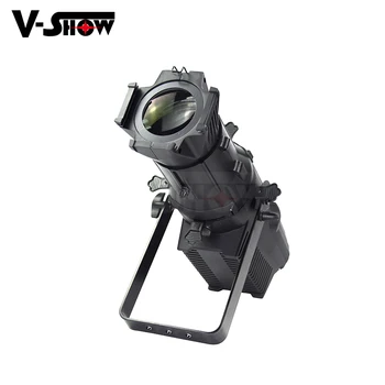 

1pc Aluminum 200W/300W Led Profile Spot Light Warm White/RGBW Dmx Control Light For TV Studio Theater Hotel Stage Lighting
