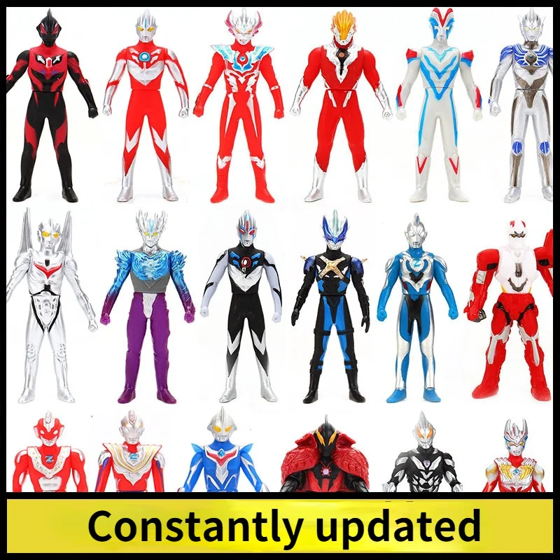 

Маленькие 13-сантиметровые мягкие резиновые фигурки Ultraman, куклы Ultraman Nexus, Сага, Tregear, Taiga Z, модель плаща, детские игрушки Altman