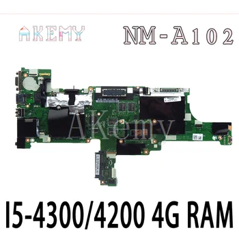 

I5-4300/4200 RAM 4G NM-A102 Laptop motherboard For Lenovo Thinkpad T440 motherboard FRU:00HM171 00HM165 Mainboard 100% test work