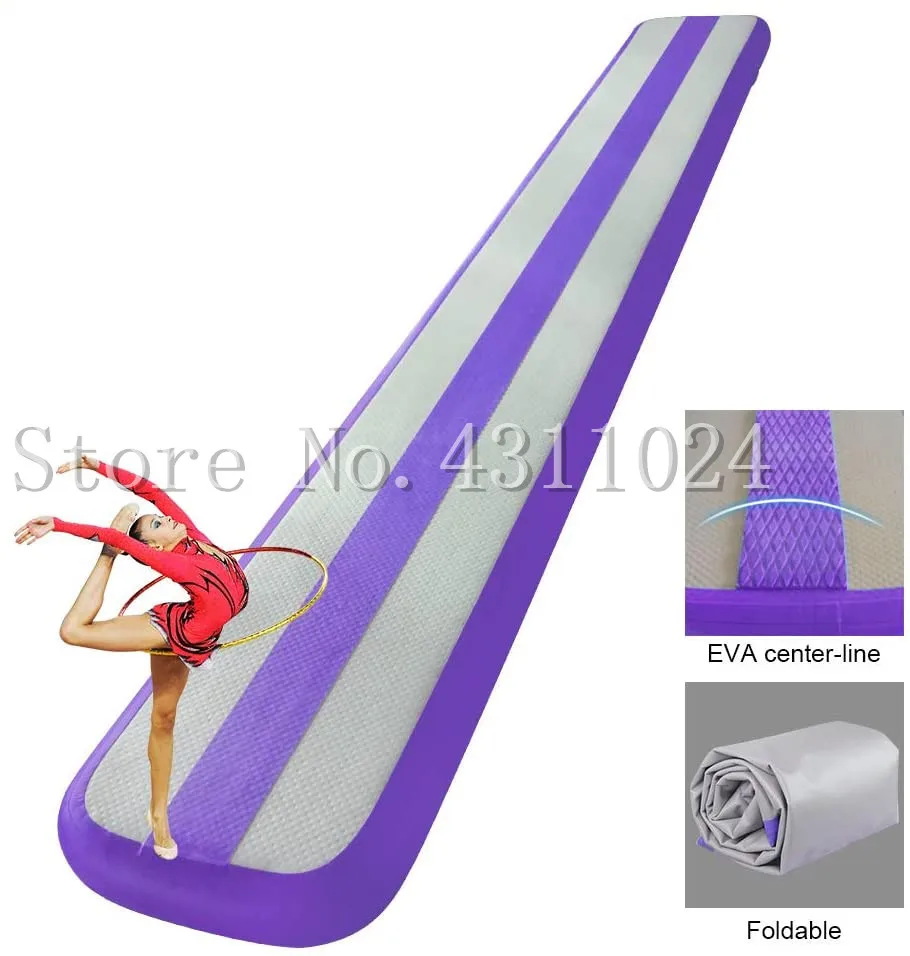 

Брус для воздушного равновесия 4x0,4x0,1 м надувная балансировочная Подушка, коврик для тренировок, гимнастика с электрическим насосом