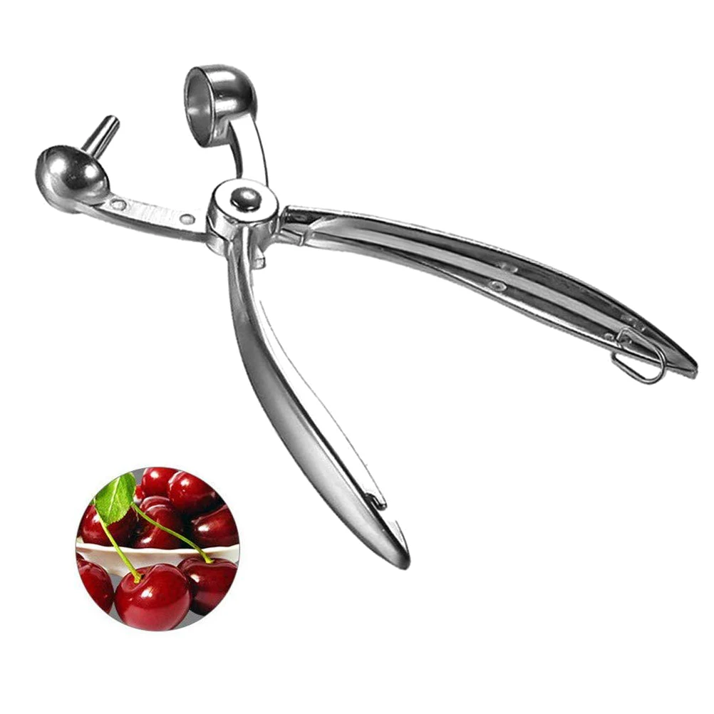 Wuawtyli Cherry Pitter,Cherry Pit Stainless Steel Cherry Pit Remover shredding Tool to Remove Cherry Stone Fruit pitting Tool for Cherries
