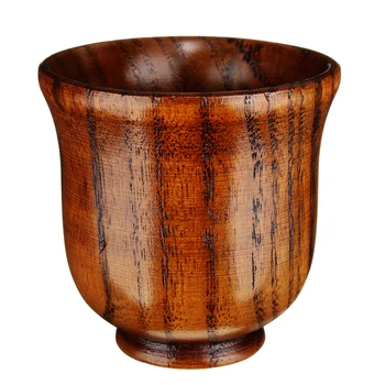 

Eco friendly 80ml Wooden Cup Primitive Handmade Tea Coffee Wine Cup Chinese Style Teaware Kitchen Accessories Drinking