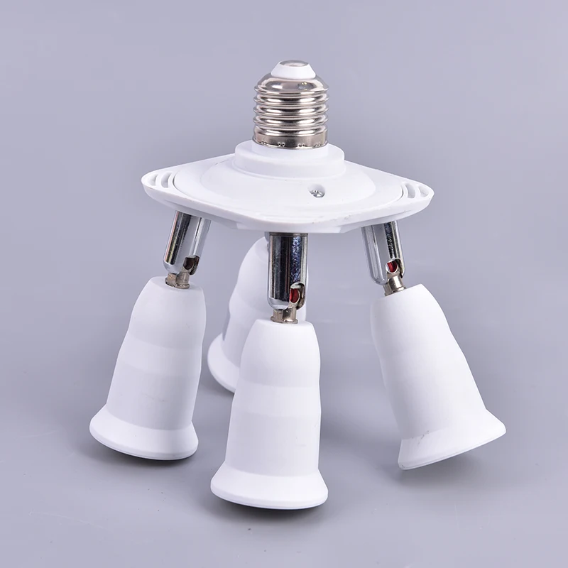 Adjustable Bulb Socket Adapter E27 Splitter Lamp Base Converter Light Holder HOT 