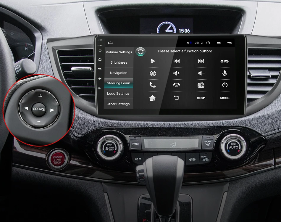 1" 2G 32G Android 8,1 4G NET RDS DSP автомобильный Радио Мультимедиа Видео плеер для Honda CRV CR-V 4 RM RE 2011- навигация gps HiFi