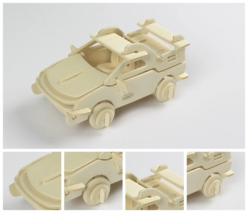 Деревянные 3D головоломки детские головоломки 3D головоломки игрушки машины Обучающие игрушки головоломки деревянные игрушки для детей BB50PT - Цвет: STYLE4