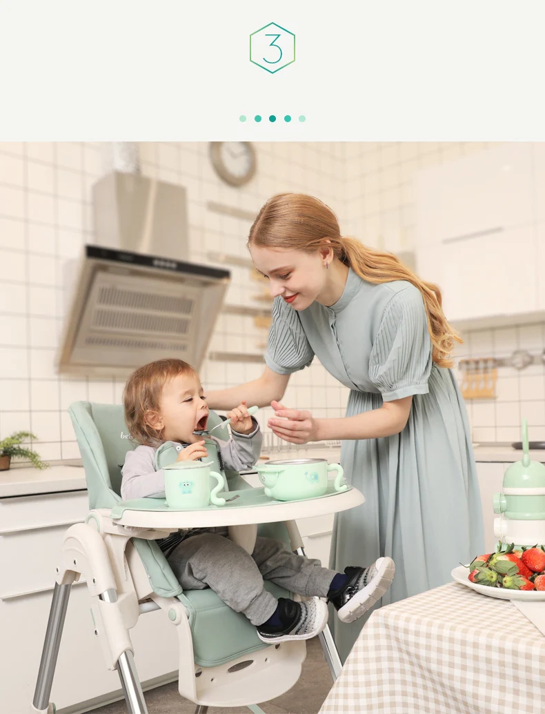 Cubkids детский обеденный стул для еды складной портативный детский обеденный стул многофункциональное детское кресло