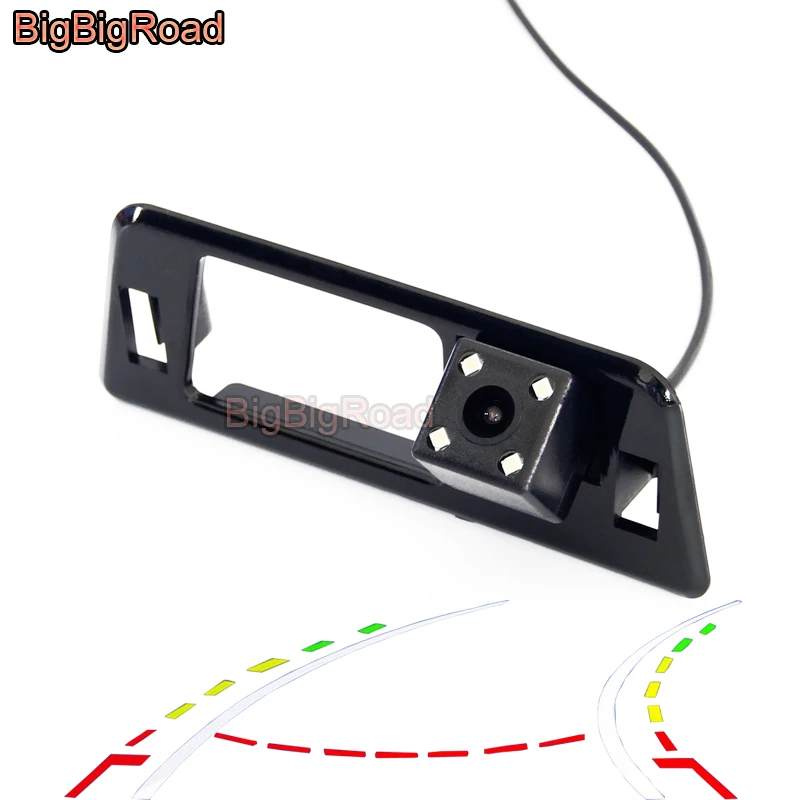 

BigBigRoad Car Intelligent Dynamic Trajectory Tracks Rear View Parking Camera Night Vision For Subaru XV 2012 2013 2014 2015