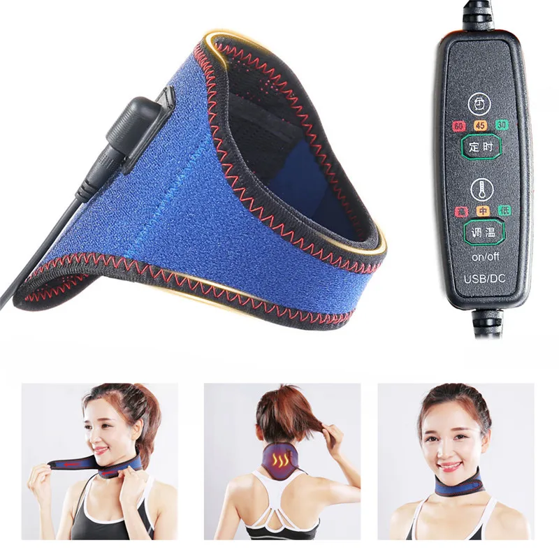 2019Newest USB Electric Heating Neckband And Neck Guard For Men And Women Helps Recover From Neck Damage