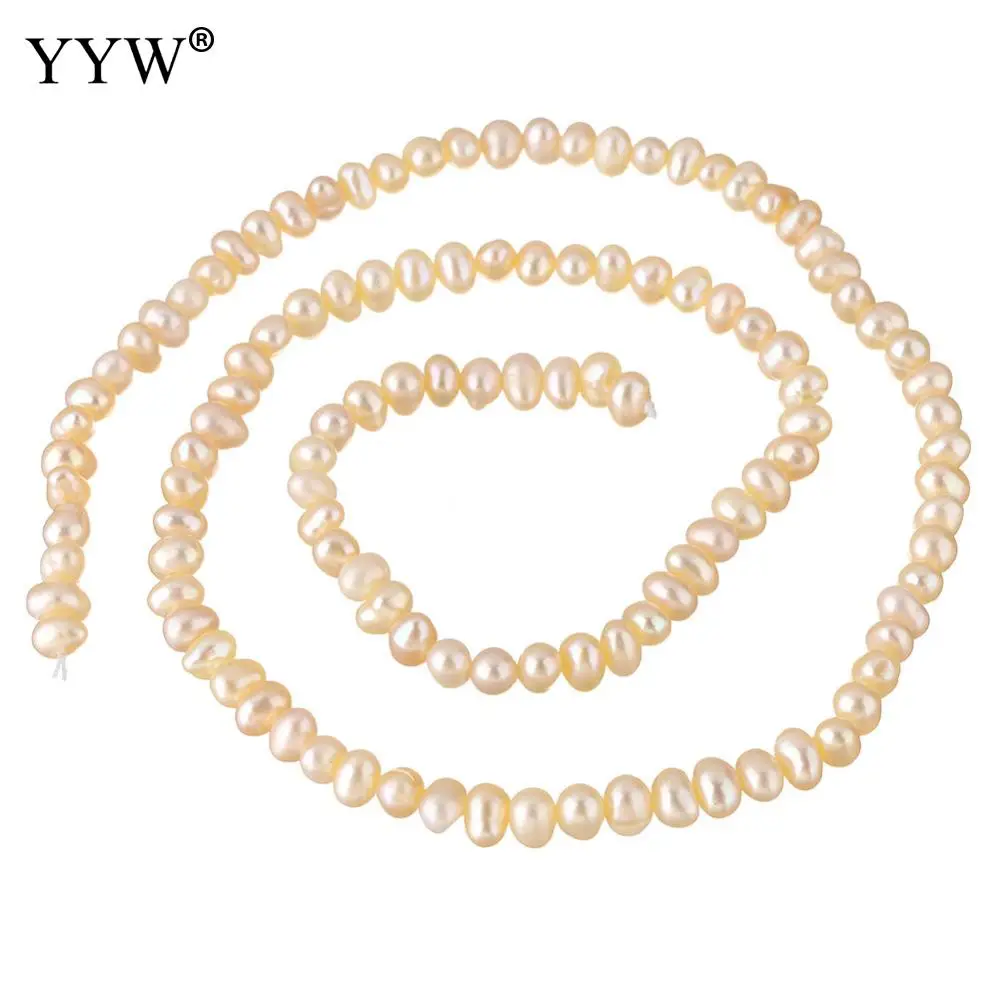 Cultured Natural Baroque Freshwater Pearl Beads 6-7mm Loose Light Pink Hole 0.8mm For Jewelry Making Fit Necklace Earring | Украшения и