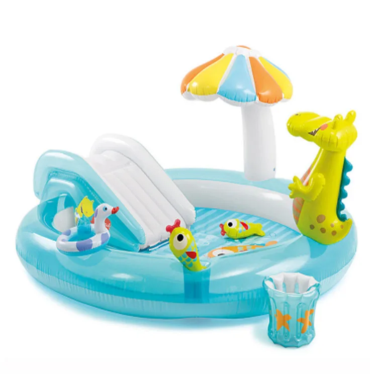 Toys & Hobbies Pools &Water Fun Fun Lawn Water Slides Pools splashpool slide pool basketball rack slide water pool kids toy