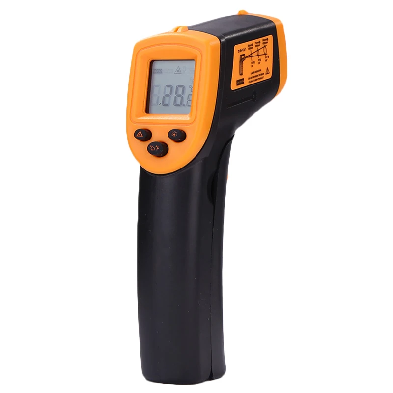 

HOT-Intelligent Sensor - Digital Infrared Meter with 50 C or 600 (-58 F to 1122 F) Contactless Temperature Pyrometer