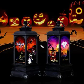 

Halloween Witch Pumpkin Ghost Lights LED Candle Lamp 2020 Halloween Party Decor for Home Outdoor Horror Hallowen Party Supplies