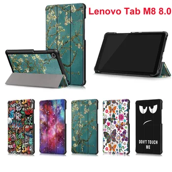 

Tablet Case for Lenovo Tab M8 TB-8505F TB-8505X PU Leather Protective Case Cover
