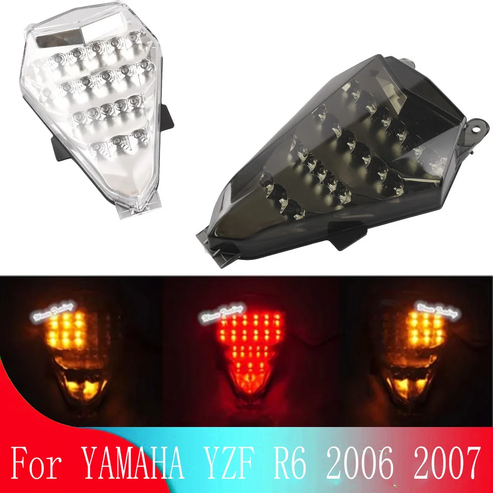 

Фонарь задний светодиодный для мотоцикла, для YAMAHA YZFR6/YZF R6 2006 2007