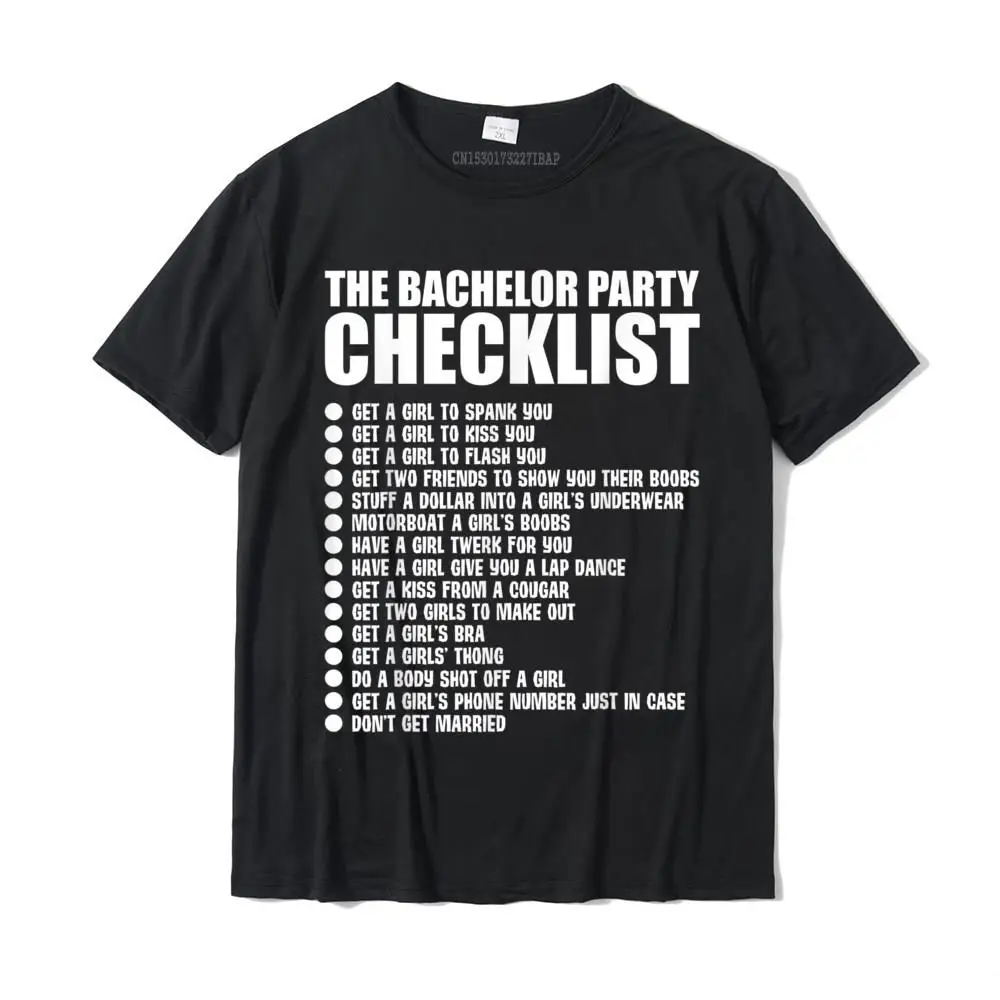 Mens Funny Bachelor Party Checklist 