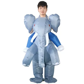 

Adults Elephant Inflatable Costume Prop Blow Up Fancy Dress For Halloween Inflatable Elephant Costume