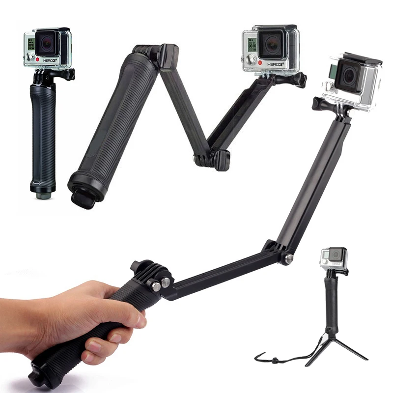 For Gopro Hero 7 6 5 Handheld Selfies stick Go Pro 8 Monopod Palo Selfie Stick Tripod Xiaomi Yi Eken Sjcam Dji Osmo | Электроника