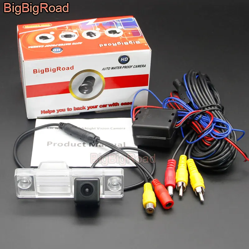 BigBigRoad для Chery Cowin 1/QQ/X1/Spark Автомобильный задний сверхчувствительный элемент просмотра на микрочипах парковочная резервная камера водонепроницаемая - Название цвета: Series 2 Power Relay