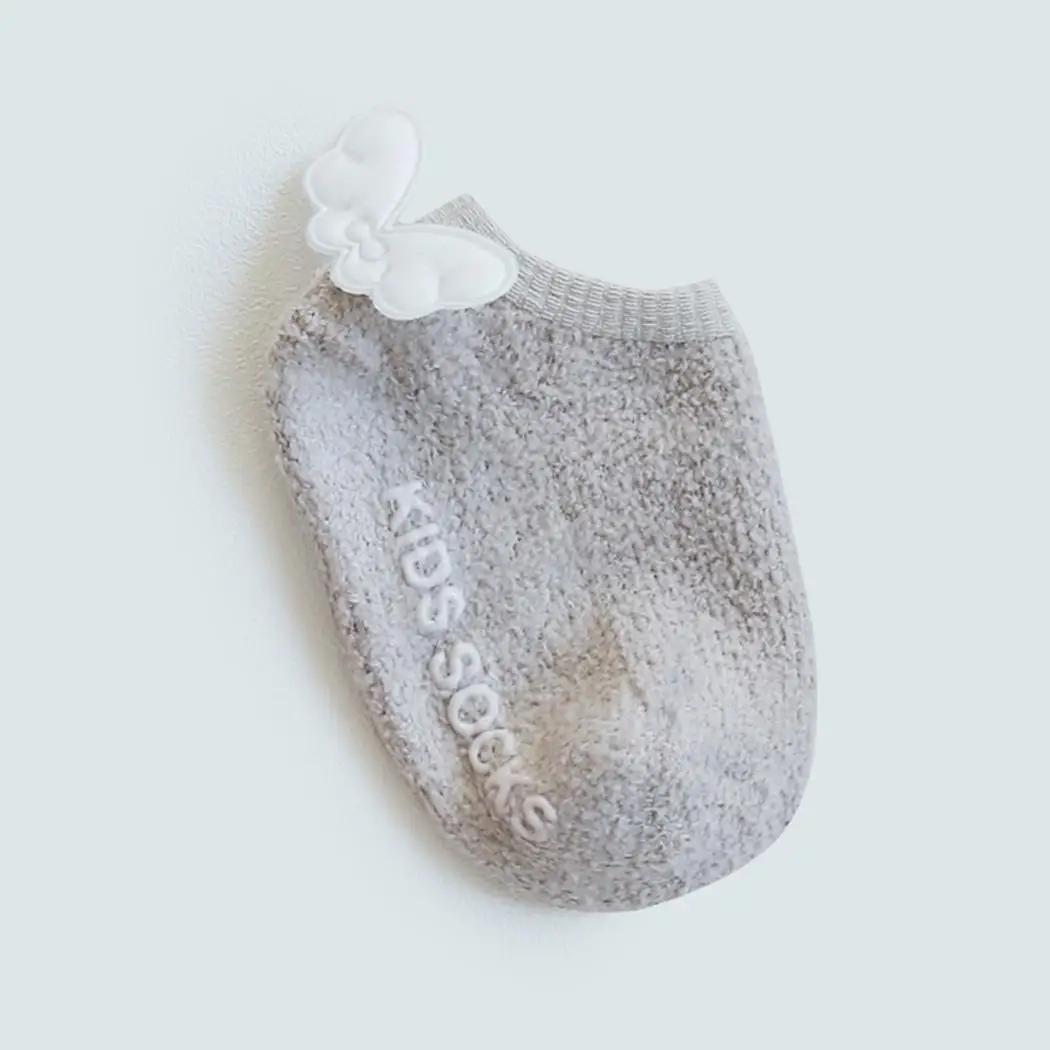 Baby Toddler Fashion Patchwork Bowknot Non-Slip Ground Spring, Summer Casual Socks - Цвет: khaki