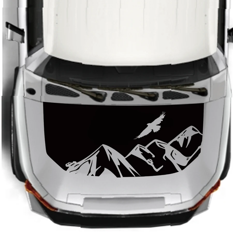 car sticker off road side body graphic vinyl sticker mountains hood sticker for toyota FJ CRUISER