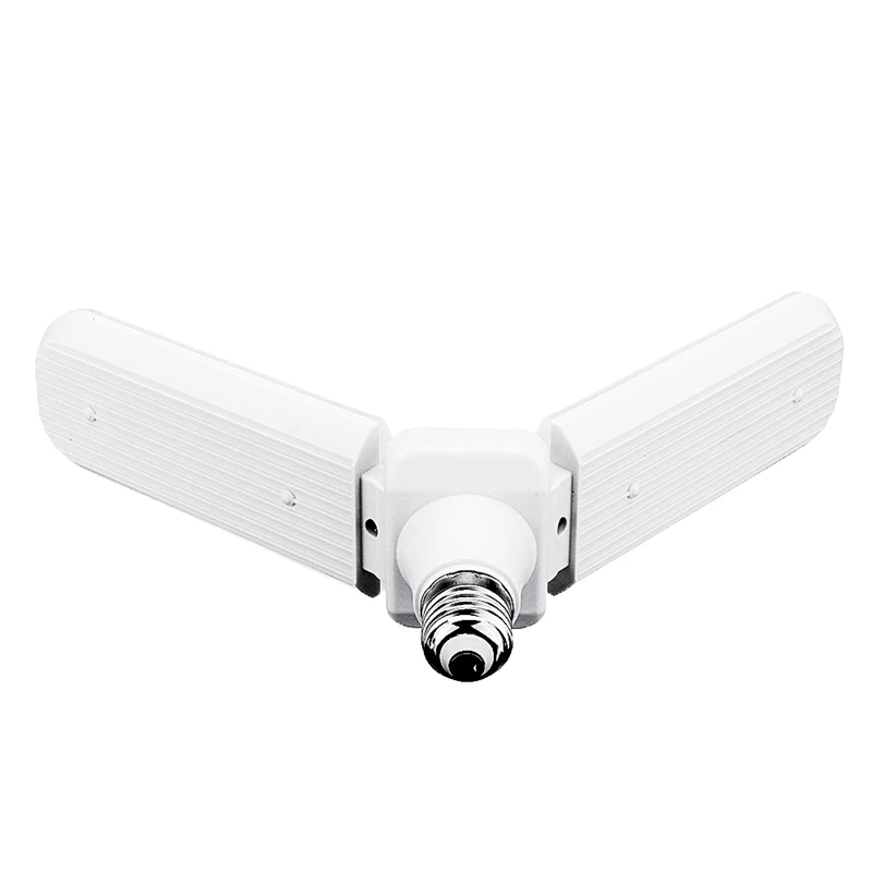 

CLAITE E27 26W Two-leaf Foldable Indoor Home Adjustable Ceiling 152LED Fan Light Bulb AC95-265V Energy Saving Lights CE RoHS
