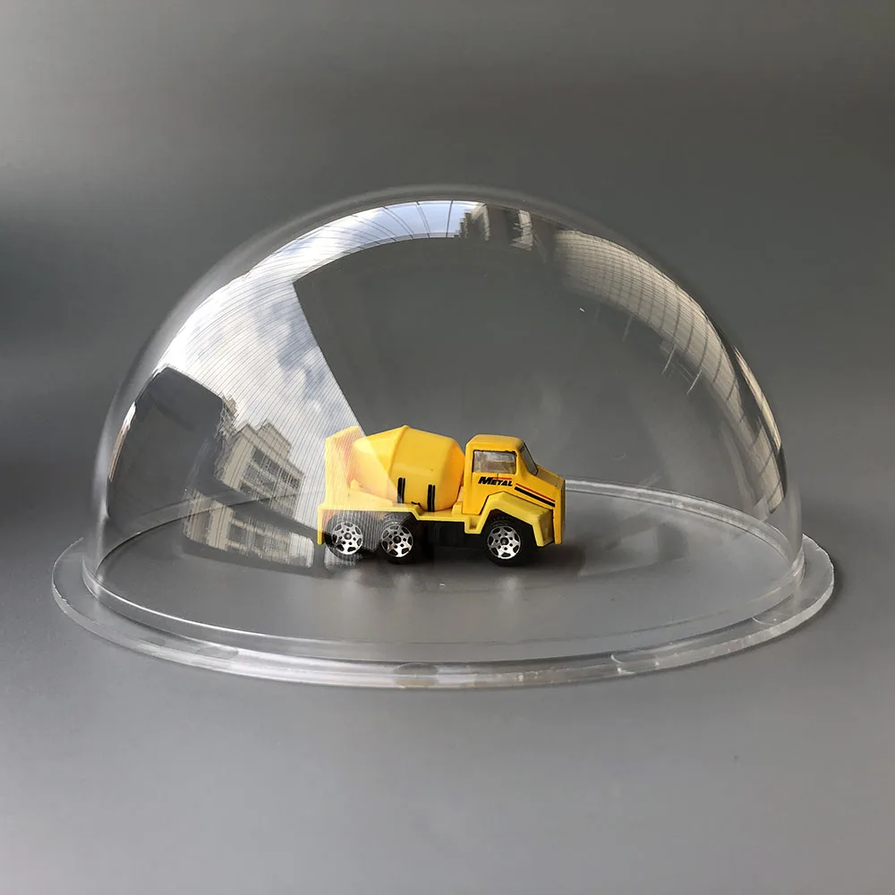 7.6 Inch 195x94mm CCTV Security Surveillance Acrylic Plexiglass Clear Dome PTZ IP Camera Housing Cover Antidust Protect Lens Cap