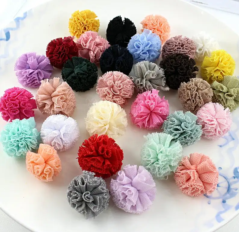 1200pcs fluffy pom poms Pom Poms Bulk Mixed Color 10mm Crafts DIY Supplies