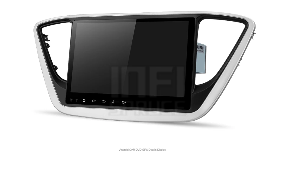 Flash Deal infispruce Car DVD GPS For Hyundai Verna Solaris 2017 Quad Core 9" Android 9.0  Car pc Head unit 1024*600 Car Radio Navigation 15