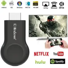 Anycast MiHDMI беспроводной ТВ-стик мобильный телефон беспроводной экран проектор Wifi дисплей ключ DLNA AirPlay зеркало для YouTube