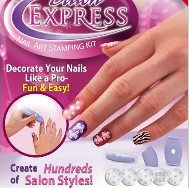 

Creative Nail Polish Printing Template Set Nail Printing Machine Nail DIY Printing Template Seal Nail Tools