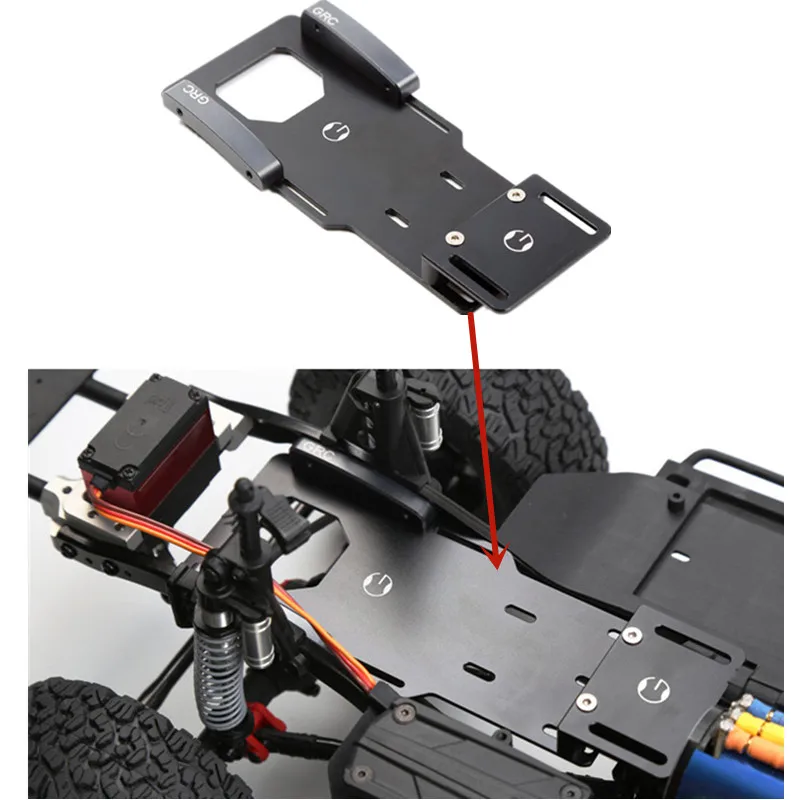 

GRC 90046 Low Center Of Gravity Battery Holder Metal Version For1/10 RC Crawler Cherokee Axial SCX10 90047 90046