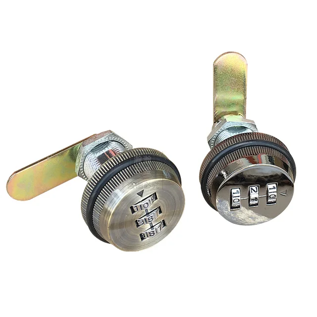 3 Számjegyű Kombinációs Jelszó Boxlock 20-30 Mm Intelligens Bütykös Kódzár Zinc Ötvözet A Postafiók Szekrény Ajtófájl - Image 6