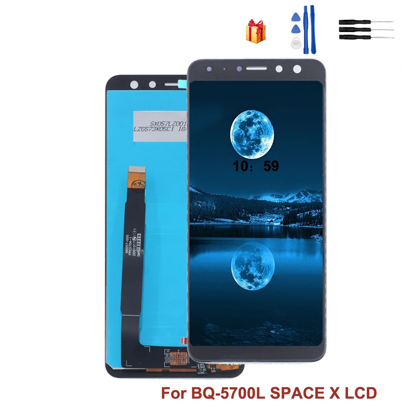 

For BQ-5700L SPACE X LCD Display Touch Screen Digitizer Phone Parts For BQ 5700L Screen LCD Replacement Free Tools