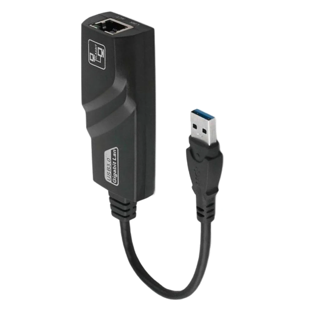 USB 3.0 to Ethernet RJ45 Lan Gigabit Adapter Cable Converter 10/100/1000Mbps for Computer