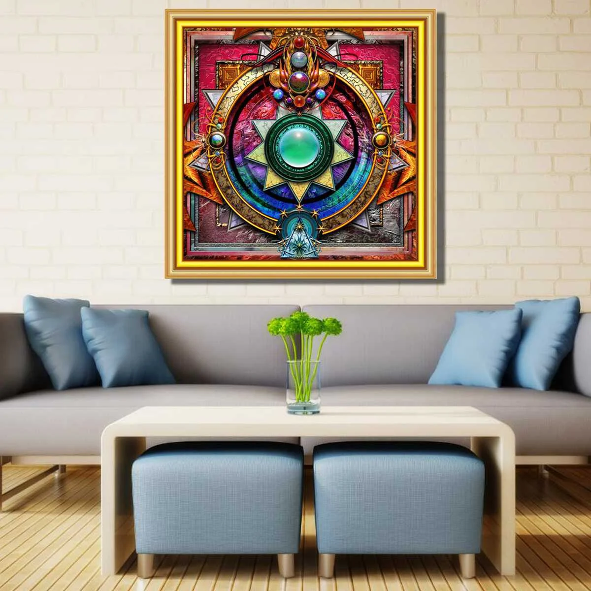 

5D Diy Diamond Painting Cross Stitch Mandala Full Needlework Diy Diamond Embroidery DIY Gift Art Crafts Home Decor 30X30CM