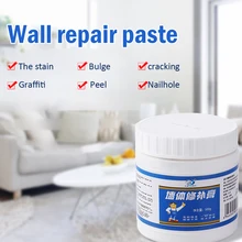 500g White Latex Wall Cream Putty Inner Graffiti Plaster HoleScratch Shedding Crack Repair Construction Tool Beautiful Sealant