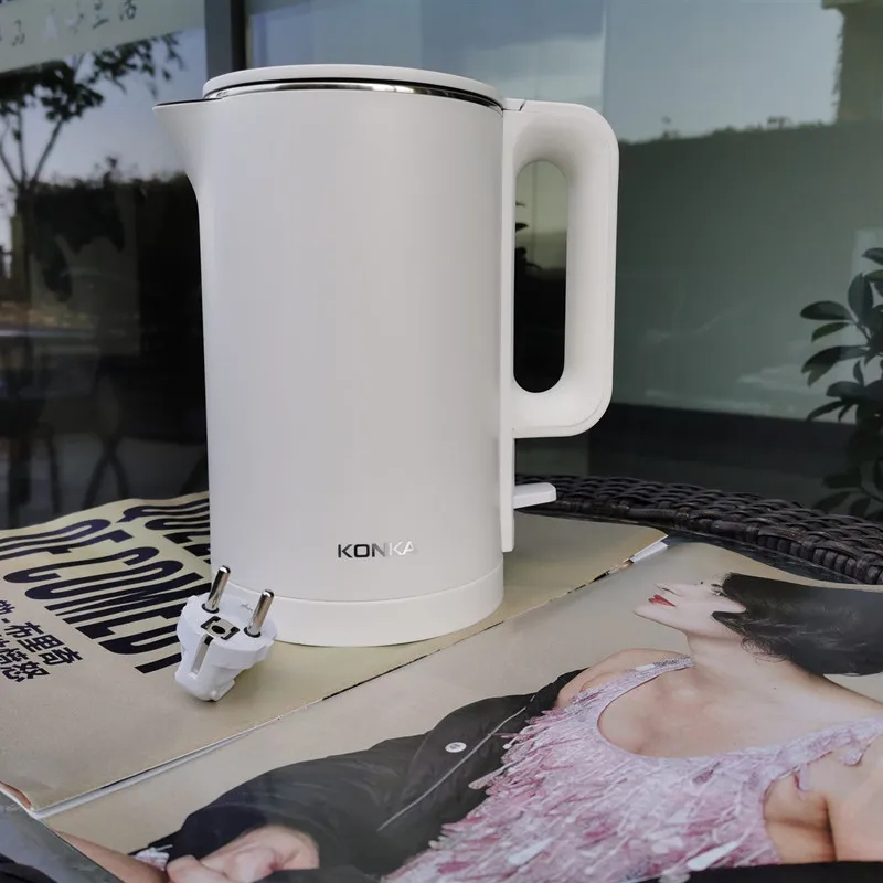 KONKA электрический чайник 1.7L Большая емкость 1500W умный чайник для воды Точный контроль температуры