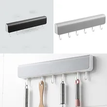 

Creative Wall-Mounted Storage Rack Shelf Punch-Free Behind The Door Storage Box With Hook For Kitchen Bathroom Save Space