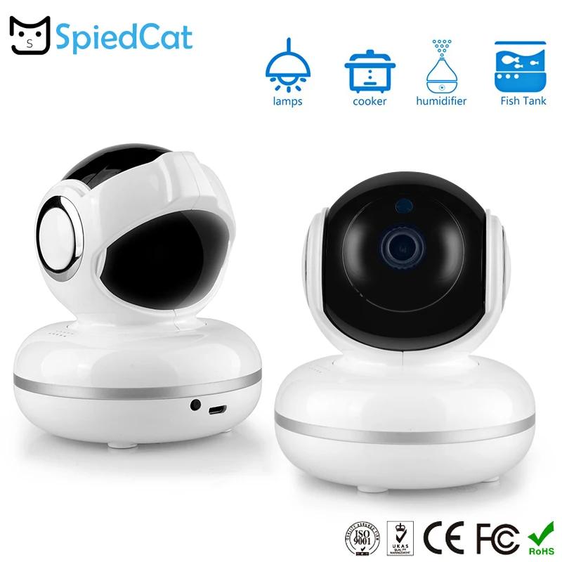 HD 1080 P/720 P беспроводная Wi-Fi IP камера ночного видения с функцией обнаружения