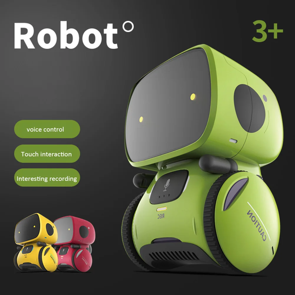 

smart robot early education voice dialogue puzzle children toys Intelligent Robots Touch-Sensitive Control Interactive Toy